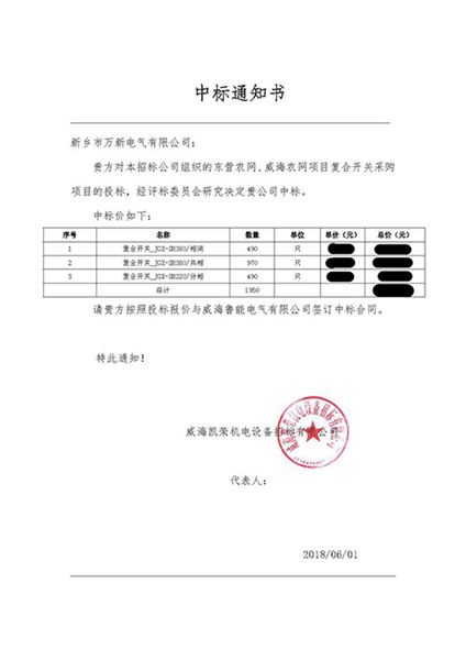 新鄉(xiāng)市牧野區(qū)萬新電氣有限公司